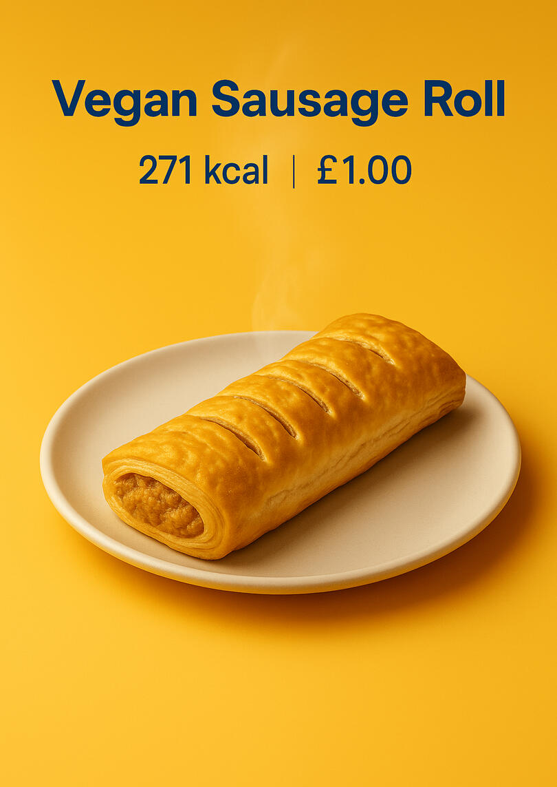 Greggs Vegan Sausage Roll Greggs Vegan Sausage Roll calories, ingredients and price in the UK